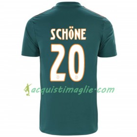 Divisa di Calcio Ajax Amsterdam Lasse Schöne 20 Trasferta 2019/2020